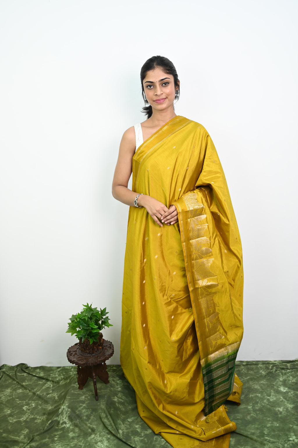 Banarasi Tussar Silk Saree