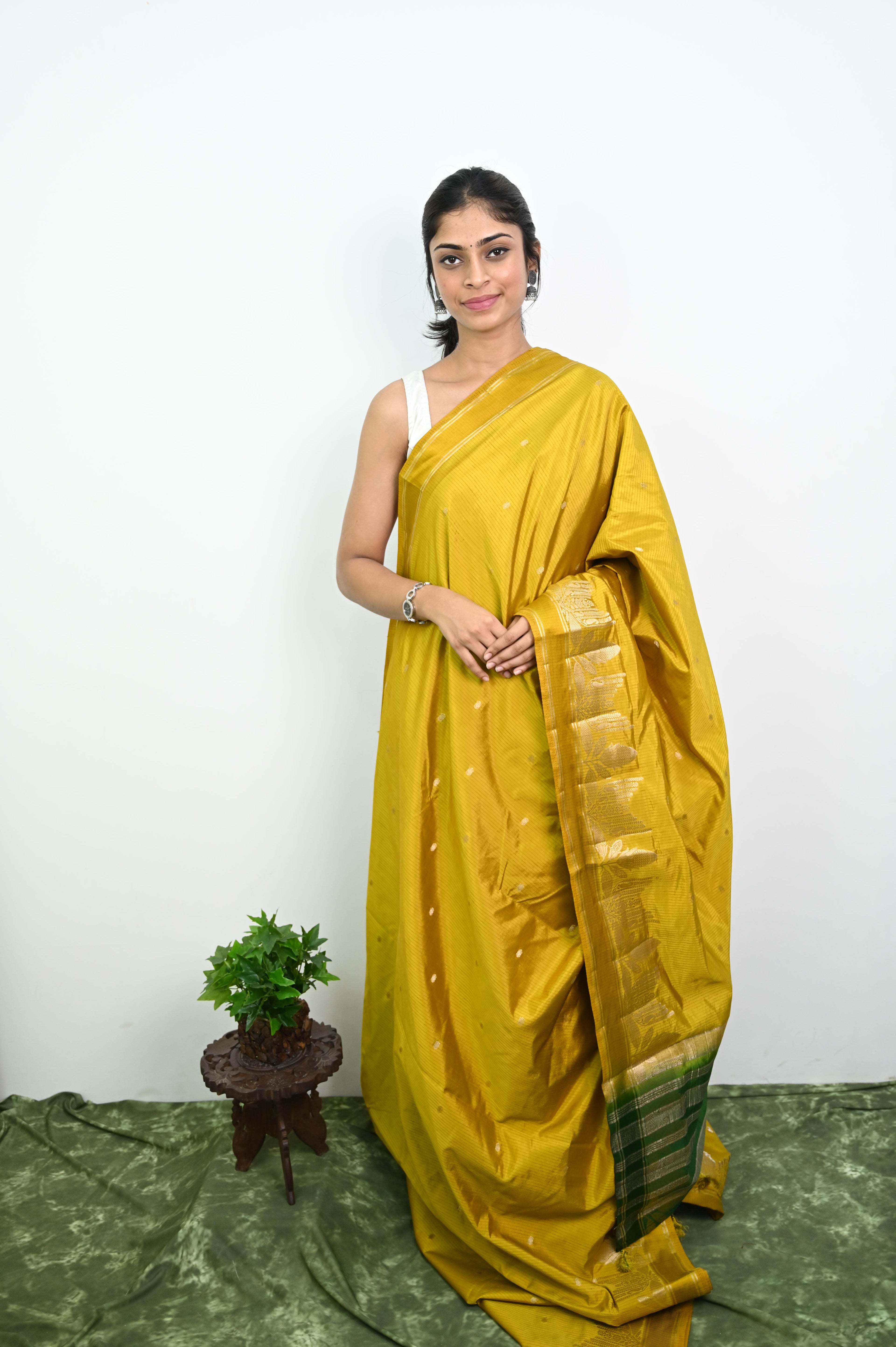 Banarasi Tussar Silk Saree
